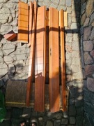 Drzwi wewnętrzne i framugi. Po demontażu.