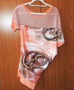 Bluzka damska asymetryczna S/M 