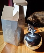 AVON TASHA perfumy w kremie MERY CHRISTMAS srebrne jabłko KOLEKCJONER 19 ml