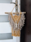 Makarama makrama ręcznie pleciona ozdoba ścienna boho