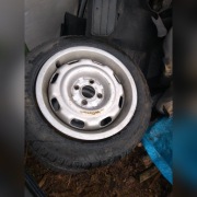 Felgi stalowe 14 wraz kompakami na rant