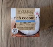 Krem Eveline Rich Coconut multi-nawilżający kokosowy krem do twarzy 50ml
