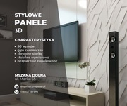 Panele ścienne, beton architektoniczny, cegła 