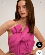 Mango nowa sukienka z kokardą 