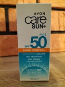 AVON CARE SUN SPF 50 SHINE CONTROL MATUJĄCY KREM OCHRONNY