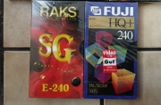 kaseta VHS, NOWA w folii 240min, RAKS, FUJI