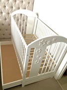 Łóżeczko dziecięce 120x60 Klupś Radek VII z szufladą i materacem