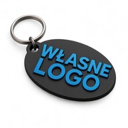 Brelok do kluczy personalizowany, własne logo, tekst 