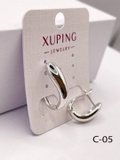 KOLCZYKI XUPING - SREBNE STOP MEDYCZNY