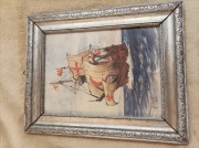 Stary obraz sygnowany J.Holst 1923. Marynistyka 
