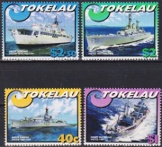 Znaczki  Statki 2002  z Tokelau