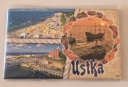 Magnes na lodówkę USTKA Błtyk Mielno Gdańsk Hel Jurata Sopot Serbinowo(1K).
