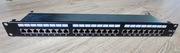 Patch Panel 19" 24 port kat. 6