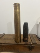 Flak 18 łuska + pocisk (skorupa)