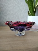 Misa szklana bowl Josef Hospodka Chřibská lata 60 artglass mid century 