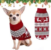 Świąteczny sweter dla zwierząt domowych - jeleń (XL)