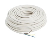 Przewód kabel H05VV-F OWY 3x2,5mm2 na PRZEDŁUŻACZ biały 