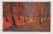 E. Cieczkiewicz 1929r. Dziewczyna w Lesie j941