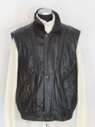 KAMIZELKA SKÓRZANA MĘSKA CANDA R.54