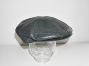 UNIKAT kaszkiet skórzany Suvisalmen Finlandia Pori L 59 VINTAGE