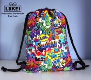 Workoplecak wodoodporny Hand made, Graffiti