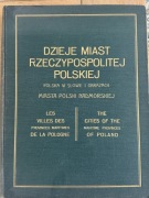 Dzieje Miast RP (1928-30) KOMPLET 4 Tomy | MAPY: GDAŃSK, GDYNIA, WMG