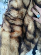 Futro plus futrzana czapka