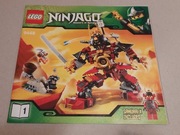 Instrukcja LEGO Ninjago 9448 Samurai Mech 1 – oryginał część 1