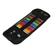 Zestaw kredek akwarelowych Koh-I-Noor Mondeluz w czarnym etui 36 sztuk