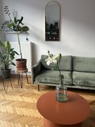 Sofa Company Copenhagen welurowa butelkowa sofa 2,5 osobowa kanapa