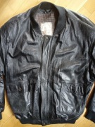 Włoska kurtka skórzana XL/XXL skóra vintage pilotka bomberka