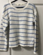 Sweter w paski H&M 134/140 8-10 lat