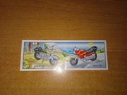 Motocykle Instrukcja obsługi ulotka karteczka od kinder niespodzianki