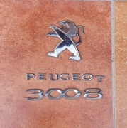 Peugeot 3008 II logo napis emblemat