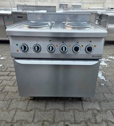 Kuchnia Elektryczna Z Piekarnikiem STALGAST Nowe Palniki M.1101 N