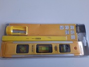 Ołówki stolarskie 2 szt + strugawka + poziomnica