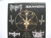 Besatt Armagedon Misanthropy Inner Helvete split LP Arkona Thunderbolt War