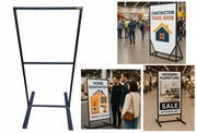 Stojak na baner reklamę ściana banerowa na targi promocja tablica szyld