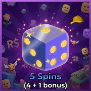 Slime RNG 5 Jackpot Spins Pakiet 4 plus 1