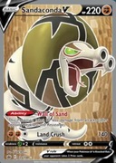 Sandaconda V Full Art  175/198  z dodatku Chilling Reign