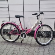 Rower młodzieżowy dla dziewczynki Laguna City VS-2 różowy