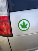 Magnes Listek na pojazd.