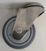 Zestaw kołowy skrętny Ø80 - Blickle INOX
