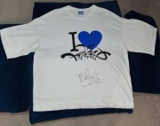 T-shirt koszulka Oki z autografami 