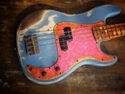 Custom Precision Bass Heavy Relic | Nitro | 60s Vibe Pink Cadillac