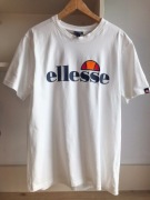 Ellesse t-shirt Koszulka biała z logo 100% bawełna unisex L