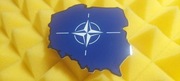 NATO POLSKA NAKLEJKA STICKER 