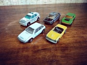 Zestaw samochodów Matchbox Volvo Mercedes Renault Opel