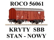 GLEDZIU KOLEJKA PIKO - WAGON KRYTY ROCO SBB NOWY