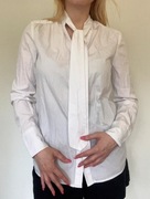 Biała koszula elegancka krawat XXS 32